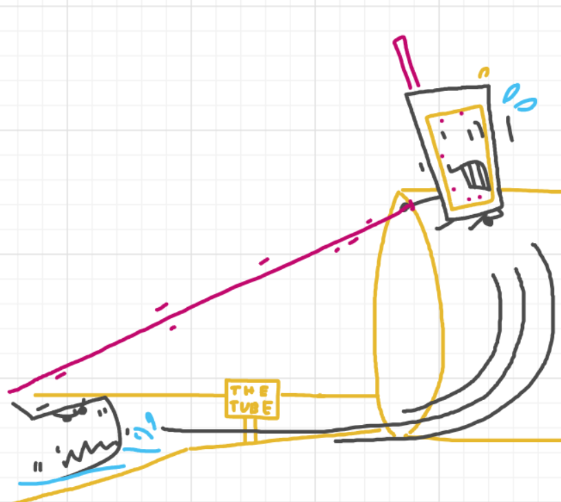 A panel from Running Duos, episode four of the Board Boards object show by Furretwalk/WalkingFurret.